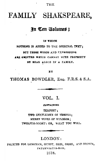 Thomas Bowdler
